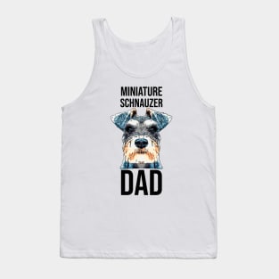 Miniature Schnauzer Dog Dad Tank Top